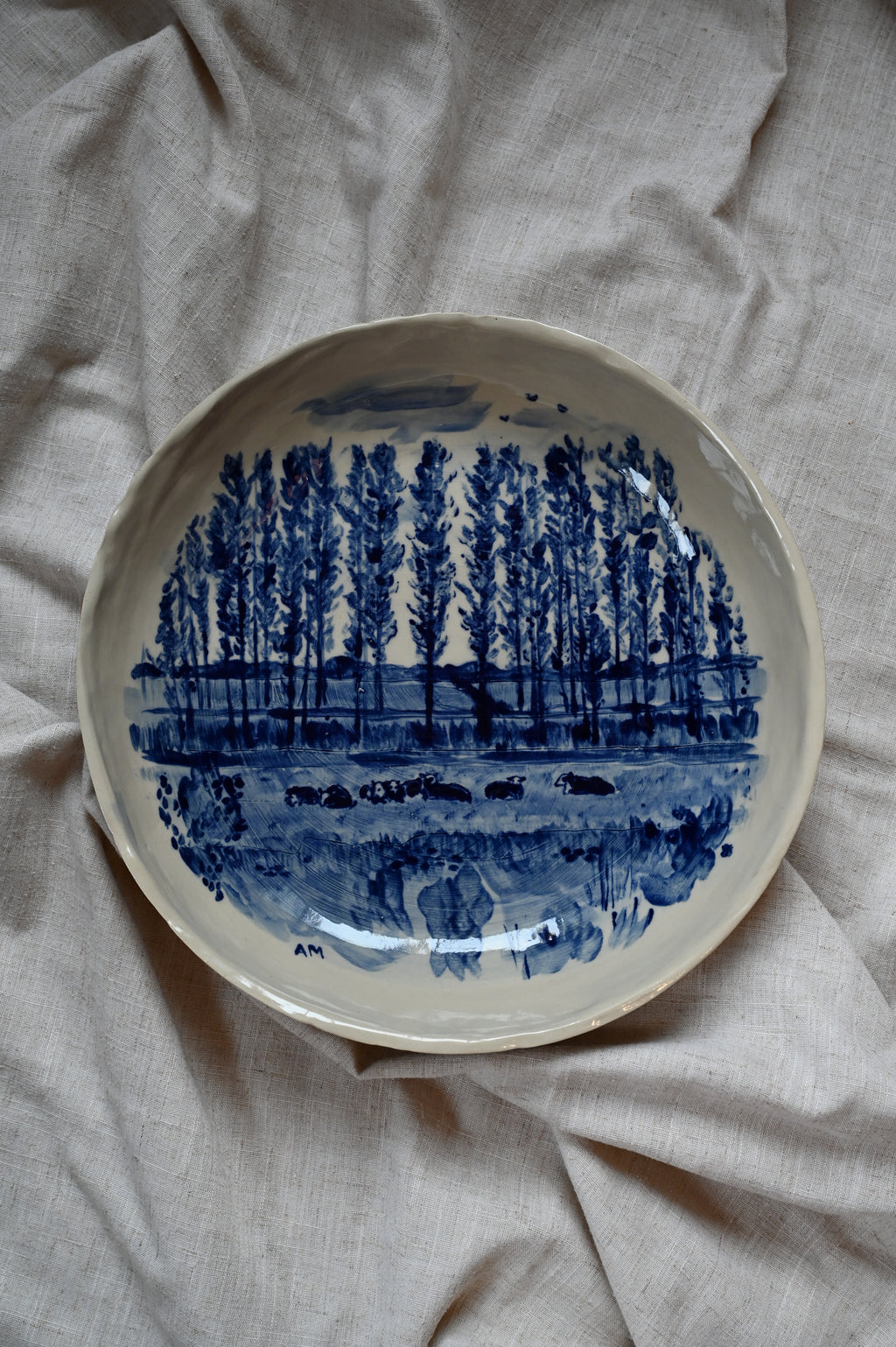 Grote schaal met uitzicht over de weilanden bij Noorddijk