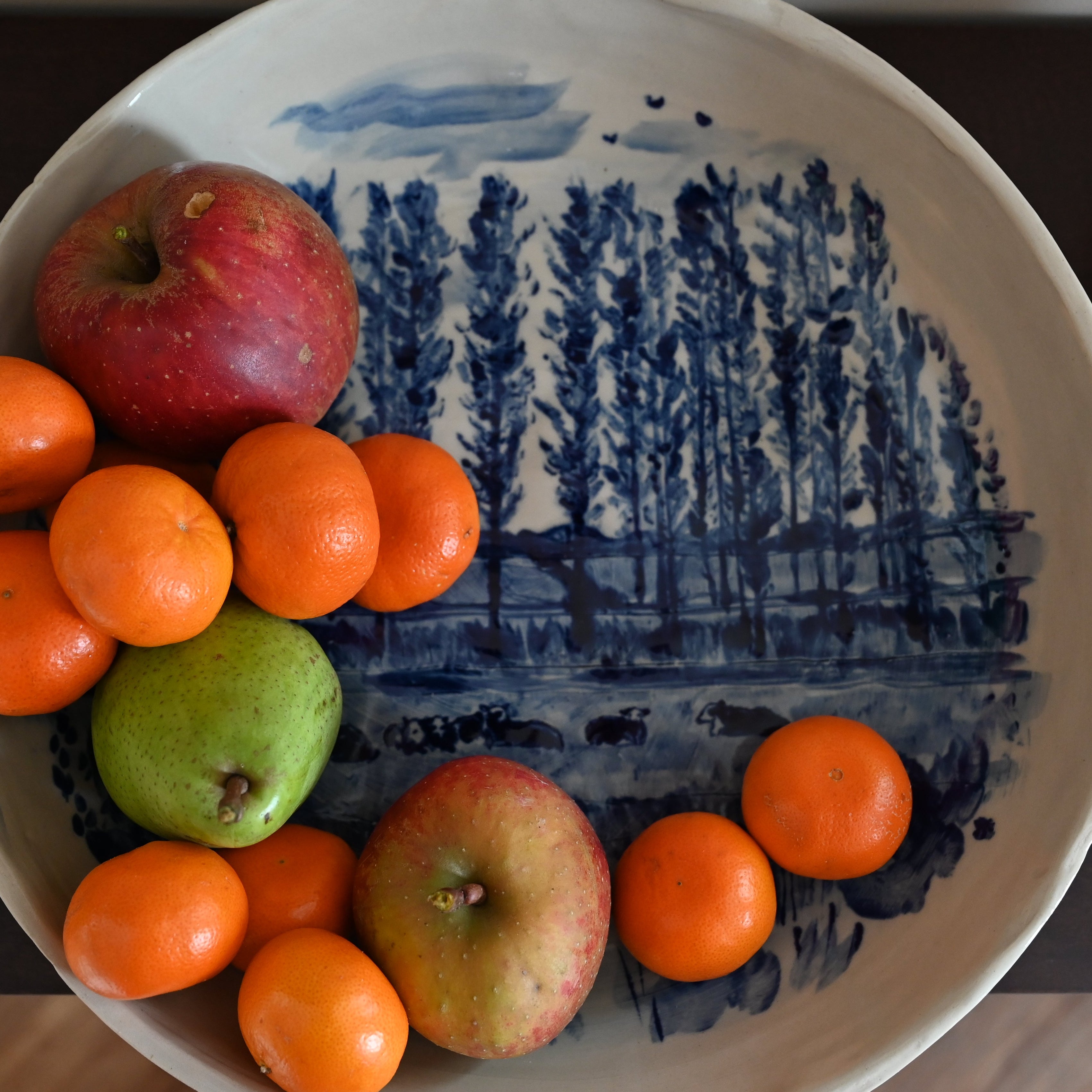 Grote schaal met uitzicht over de weilanden bij Noorddijk